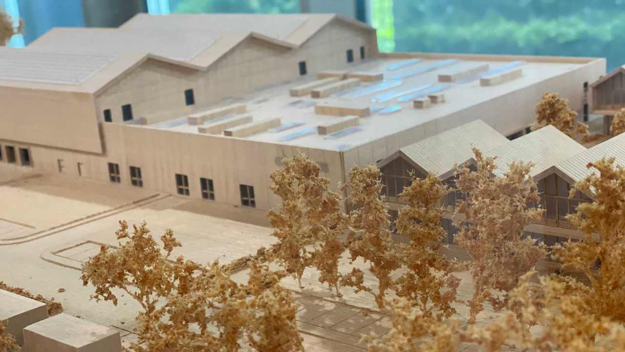 Maqueta de la Villa Davines